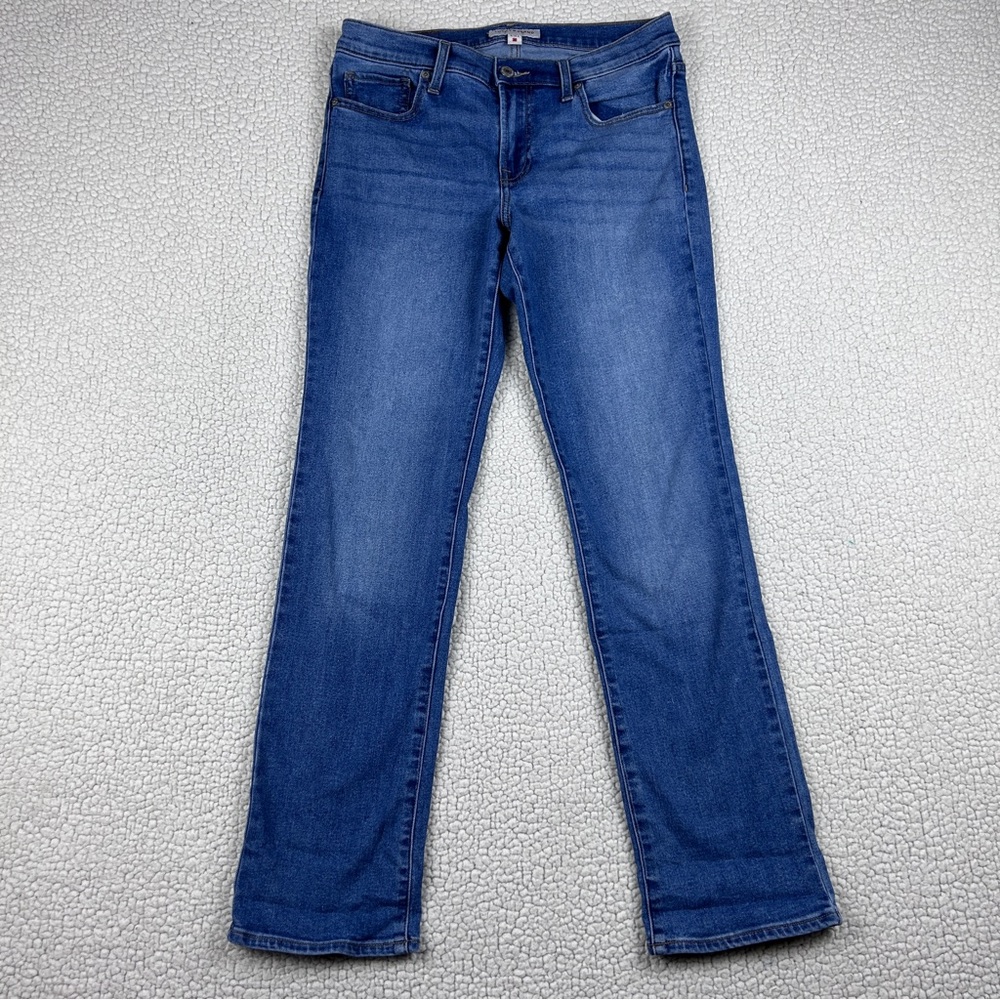 Lucky Brand Jeans Women's Size 8/29 Blue Sweet Mid Rise Straight Stretch Denim